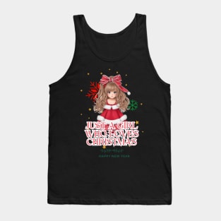 Just a Girl Who Loves Christmas Tank Top